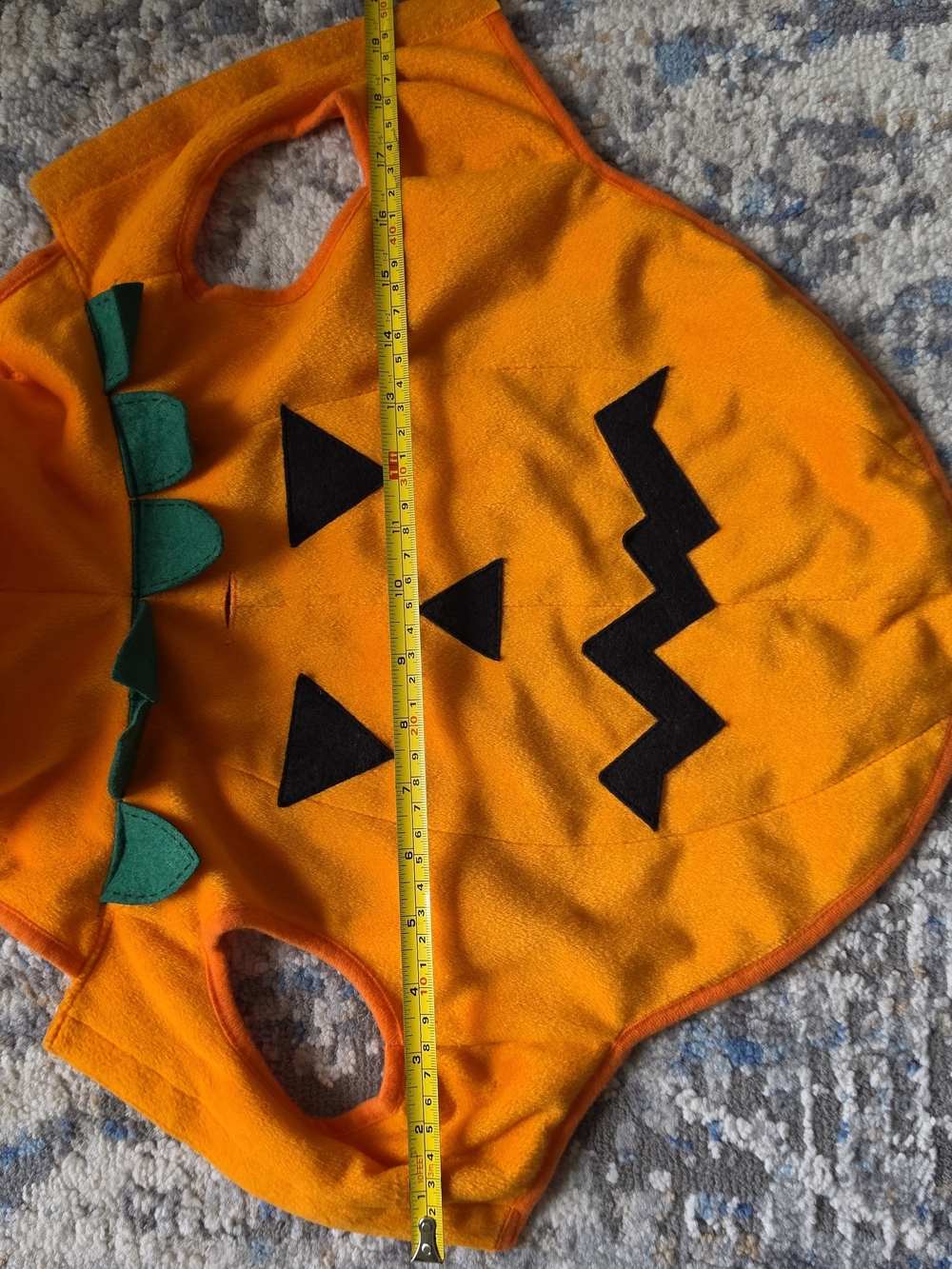 ๐Pumpkin Dog Costume Halloween Jack-O-Lantern Outfit๐ค - Picture 6 of 12